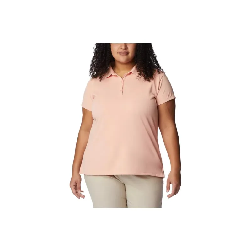 Columbia Polo Shirts Women's Bright Coral-0