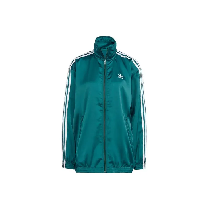 Adidas Woven Firebird Track Top Legacy Teal-0