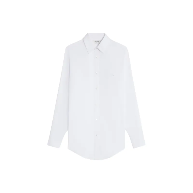 CELINE Romy Shirt In Cotton Poplin-0