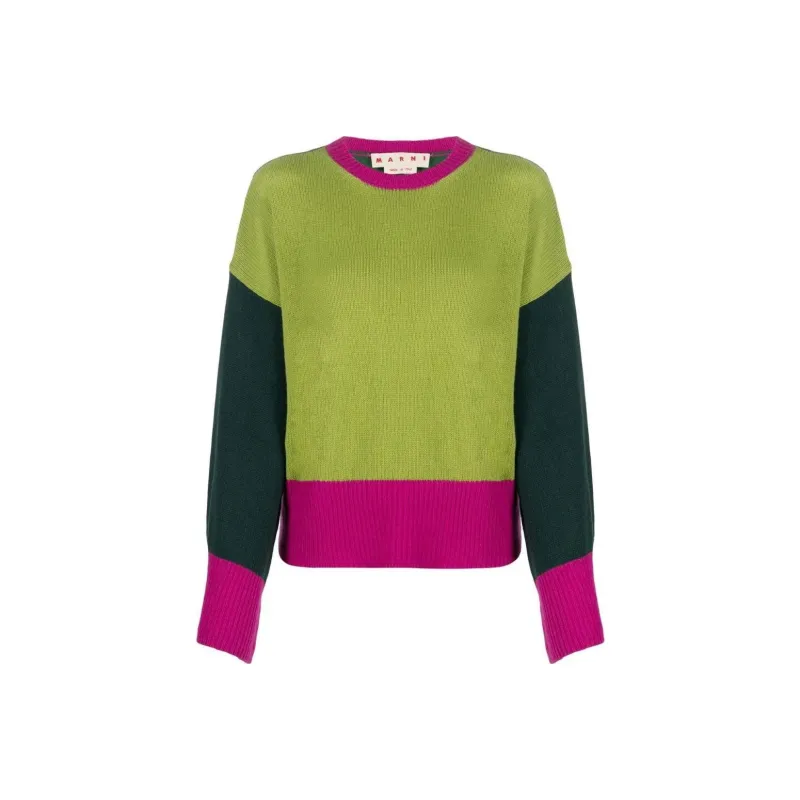MARNI Cashmere Sweaters Women's Green-0
