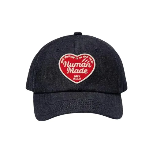 HUMAN MADE Baseball Caps Unisex Blue