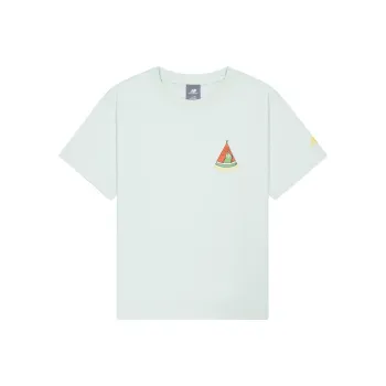 New Balance Drop Shoulder Sleeve T Shirt Women's Light Blue