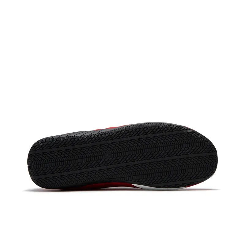 SENGUOGUO Cushioning, Slip Resistant, And Abrasion Resistant Low Top Casual Shoes Unisex Red White-4