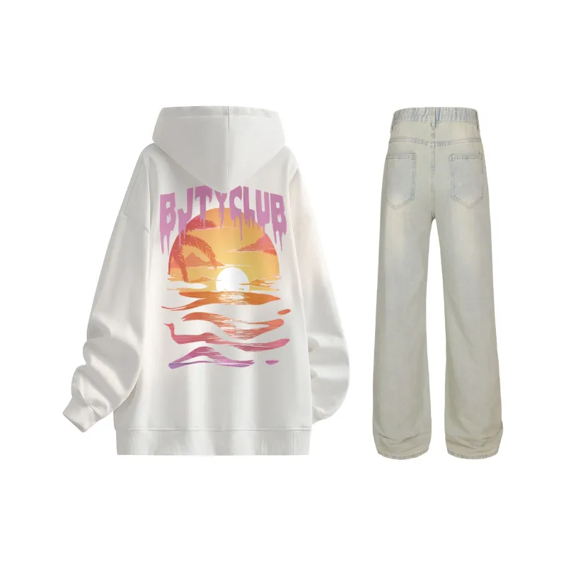 BJTY Sweatshirt Sets Unisex-16