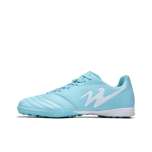 Binary TF Rubber Broken Studs Cushioning Abrasion Resistant Lightweight Soccer Shoes Unisex Light Blue
