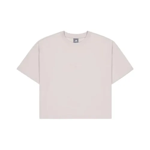 New Balance Drop Shoulder Sleeve T Shirt Women's Pink