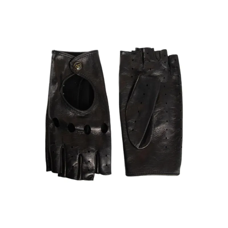 Valentino VLogo Fingerless Gloves-0