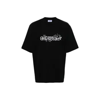 OFF WHITE Bookish Flower Skate Crewneck T Shirt