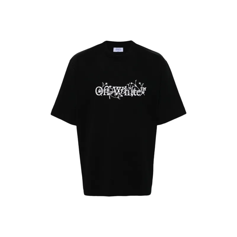 OFF WHITE Bookish Flower Skate Crewneck T Shirt-0