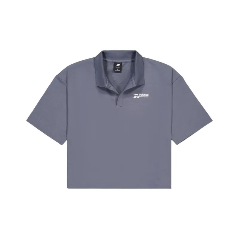 New Balance Polo Shirt Women's Gray-0