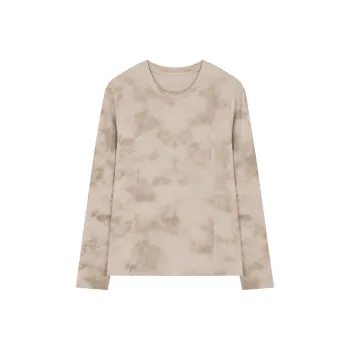 IHIMI T Shirt Women's Floral Camel