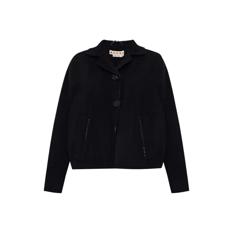 MARNI Long-Sleeved Button-Up Jacket-0