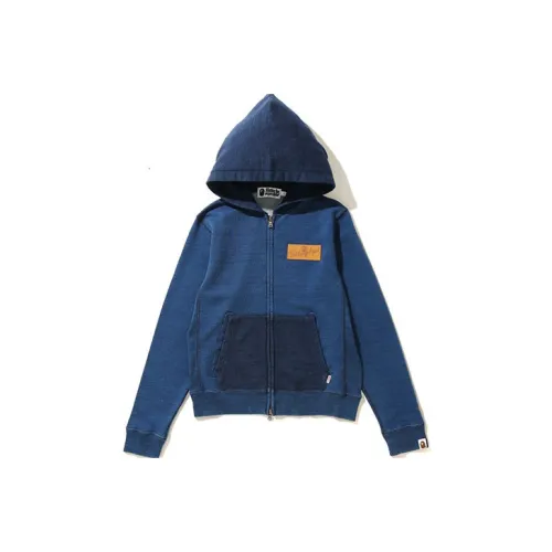 A BATHING APE Head Series Jackets Women's Blue