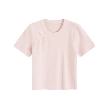 DGMZ T Shirts Women's Pink