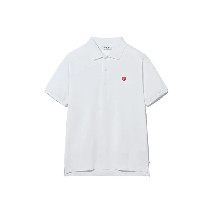 FILA F+ ADORO Polo Shirt Unisex White-0