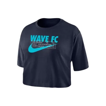 Nike San Diego Wave Women's Nike Dri FIT Soccer Cropped T Shirt