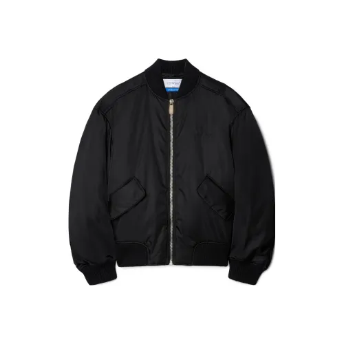 OFF WHITE Ny Gab Zip Up Bomber Jacket