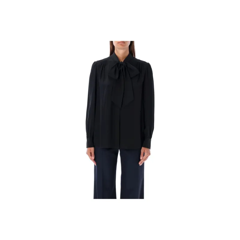 Chloé Lavallier Bow Detailed Shirt-0