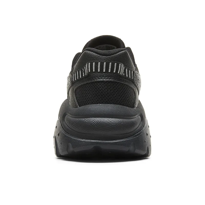 PEAK State Pole Cushioning, Slip Resistant, Lightweight Low Top Casual Shoes Men's All Black-4