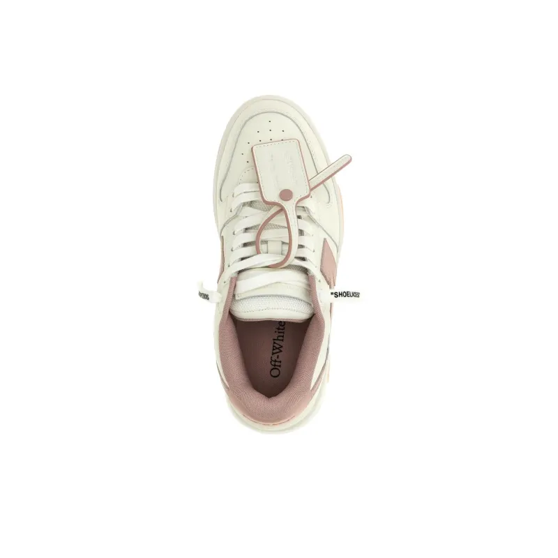 OFF WHITE Out Of Office Ooo Low Tops White Pink Women's-4