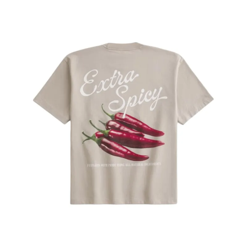 Hollister T Shirts Men Taupe-1