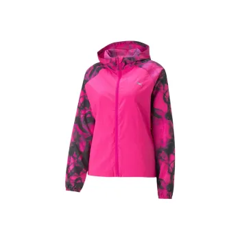PUMA X DUVIN RUN AOP FAVORITE WOVEN JACKET Women's Pink