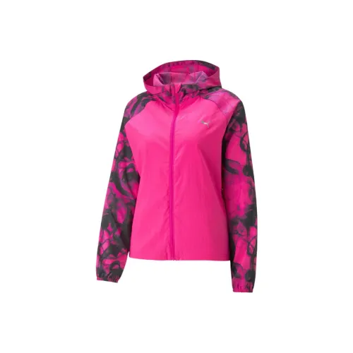 PUMA PUMA X DUVIN RUN AOP FAVORITE WOVEN JACKET Jacket Women's Pink