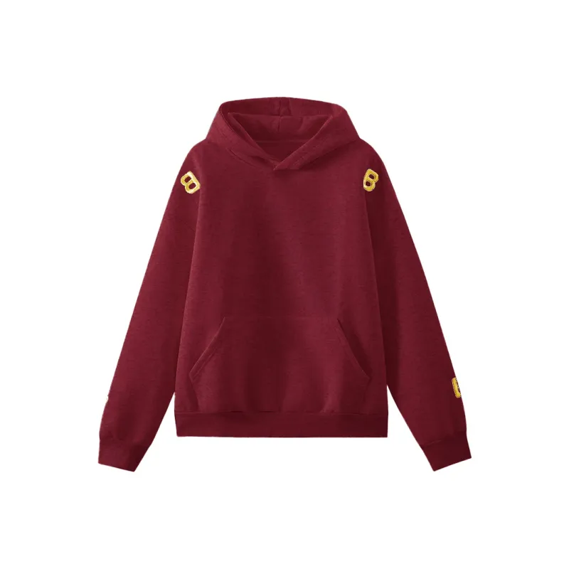 PAZZO Fashion Sports Loose Fit Long Sleeved Hooded Top Unisex-8
