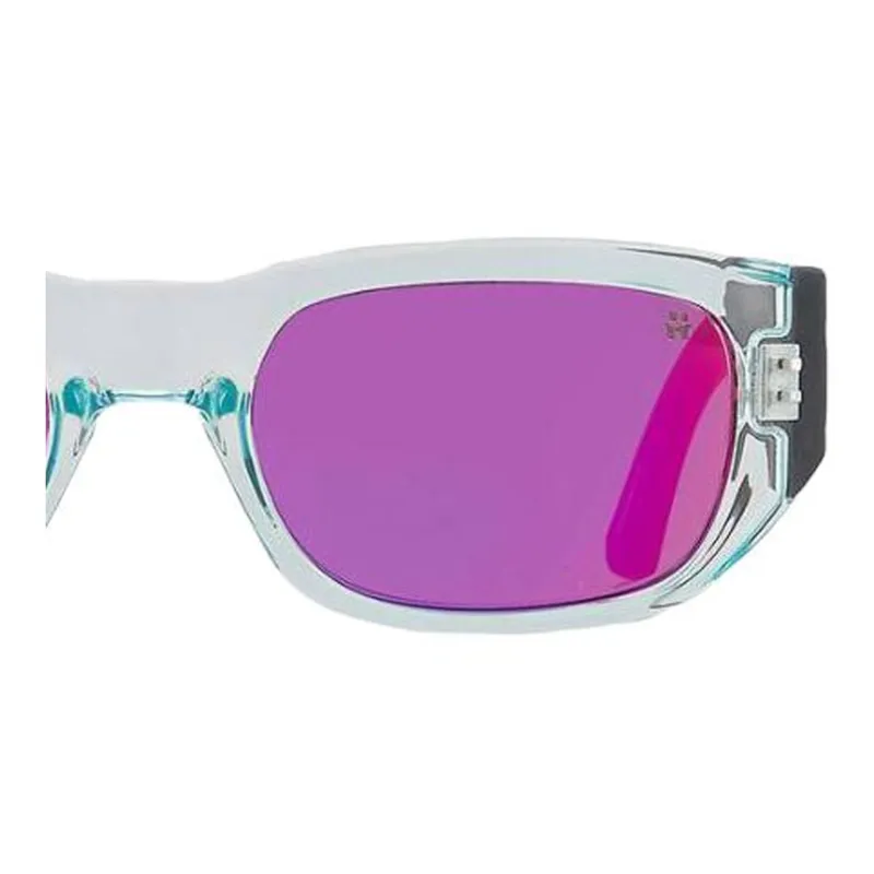 SPY Nylon Rectangular Sunglasses Unisex Silver-2