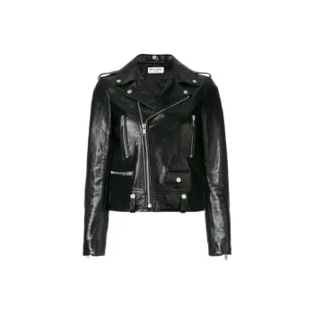 SAINT LAURENT Classic Leather Biker Jacket