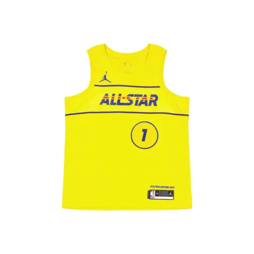 Jordan NBA All Star ASW M Swgmn Jsy T2 Williamson Zion Basketball Jerseys Men's Yellow
