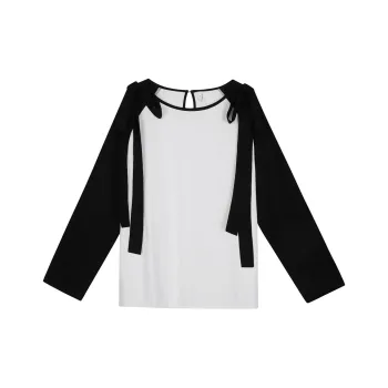 XINBANGBANG Raglan Sleeve T Shirt Women's Black