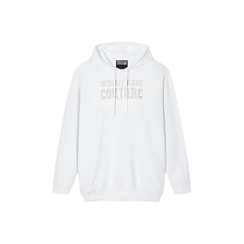 VERSACE Glittered logo Hoodie-0