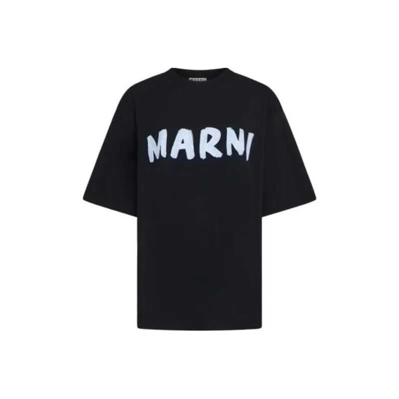 MARNI Logo T Shirt 'Black'-0