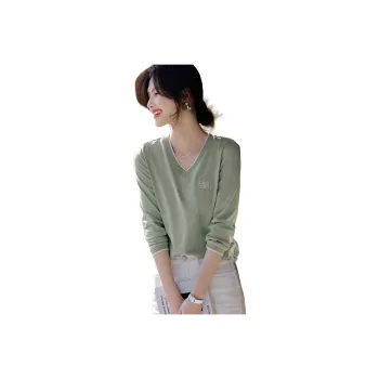 XWI T-Shirts Women's Gray Green
