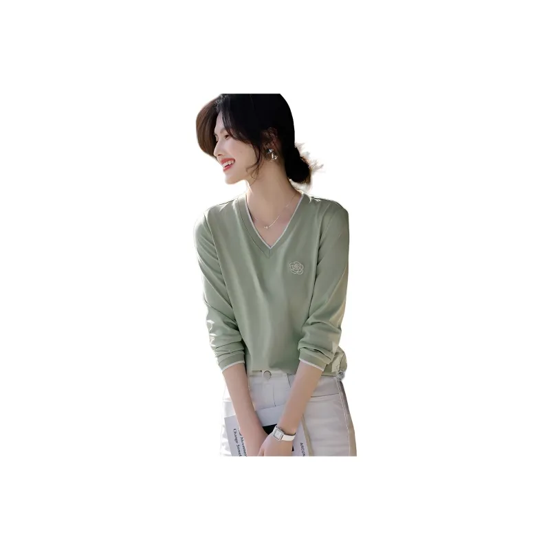 XWI T Shirts Women's Gray Green-0