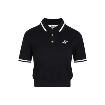 LIUREGALI Polo Shirts Women's Black