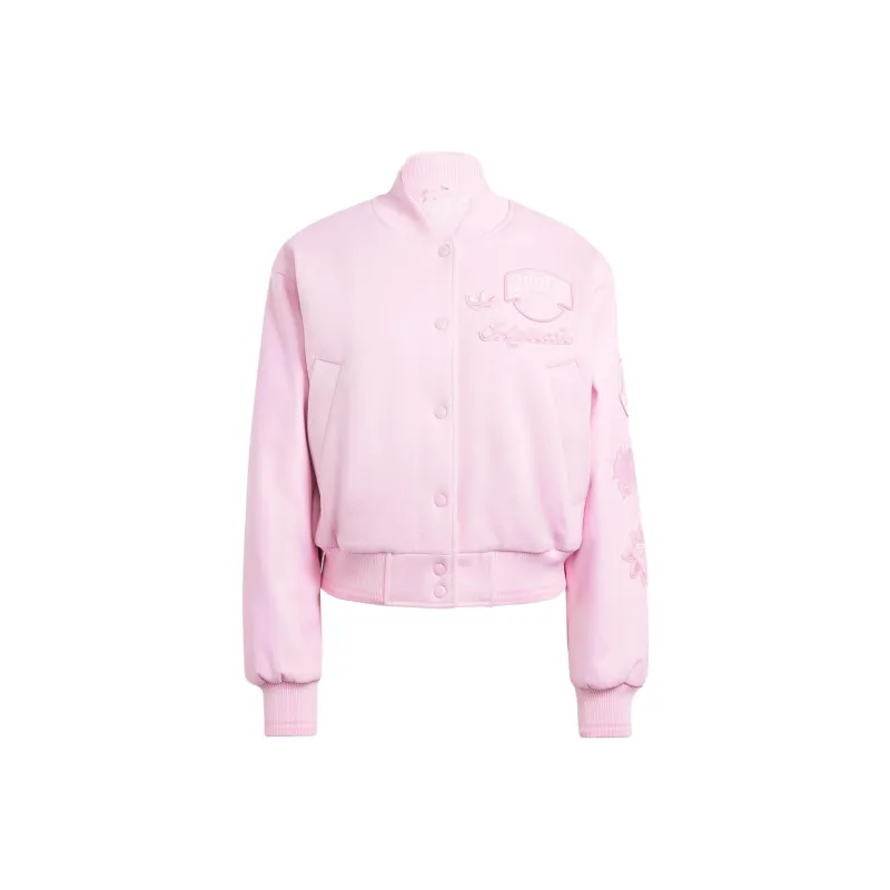 Adidas Originals OVERSIZED COLLEGIATE JACKET Jacket Women's Pink-0