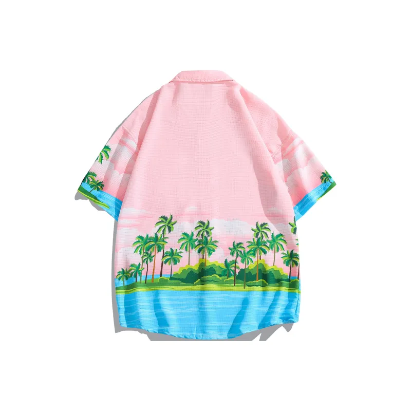 BIENKIMIIYE Shirt Unisex Maldives Pink-1
