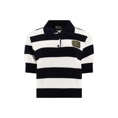 MIU MIU SS24 Polo Shirt Women's Multicolor