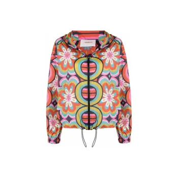 La DoubleJ Graphic-print Hooded Jacket