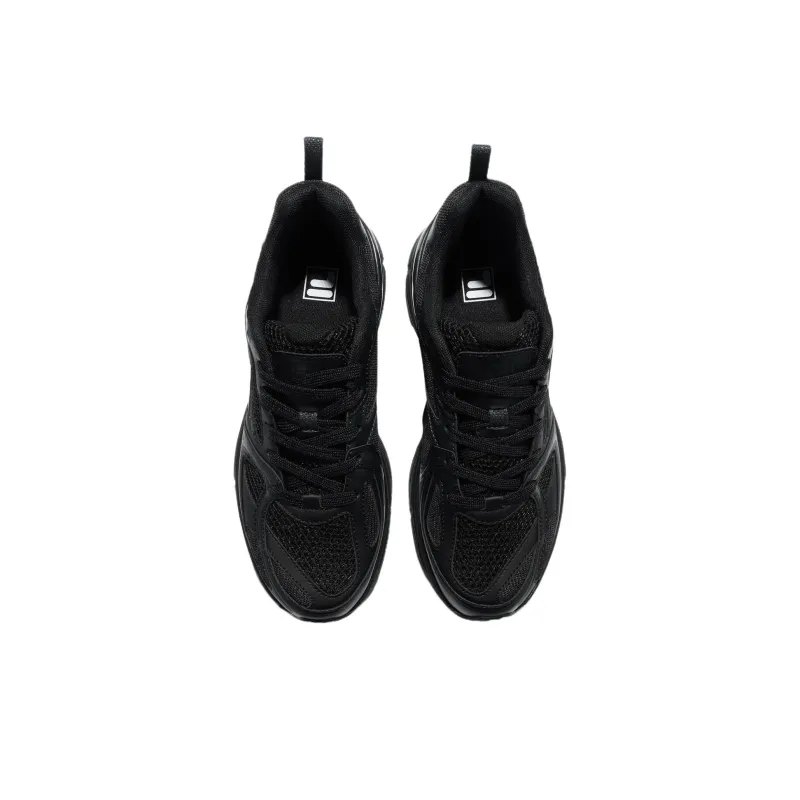 FILA Cushioning Rebound Low Top Running Shoes Unisex Black-2
