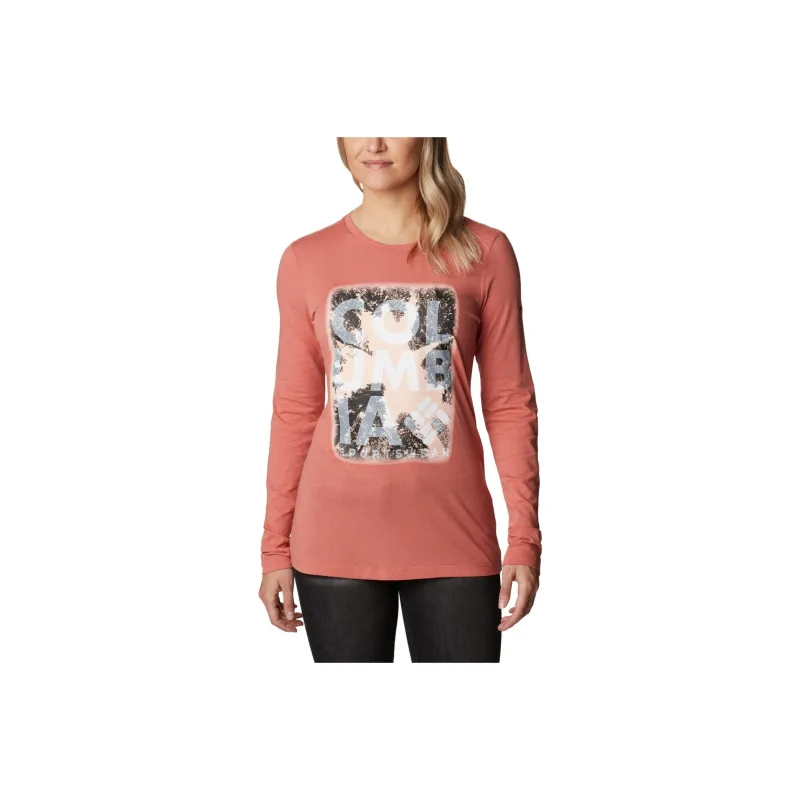 Columbia T-Shirts Women's Coral-0