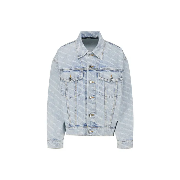 Alexander Wang Logo Denim Jacket-0