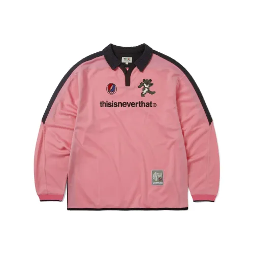 Thisisneverthat Soccer Jerseys Unisex Pink