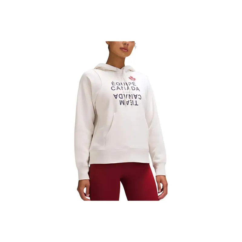 Lululemon Team Canada Collection Relaxed Fit Fleece Hoodie COC Logo Sweatshirt Women's-6