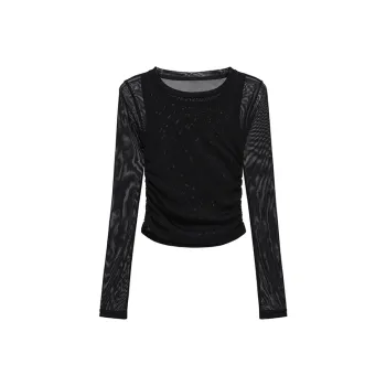 AHDO T Shirts Women's Black