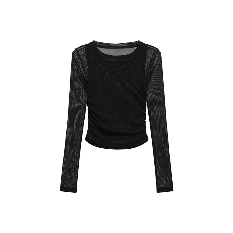 AHDO T Shirts Women's Black-0