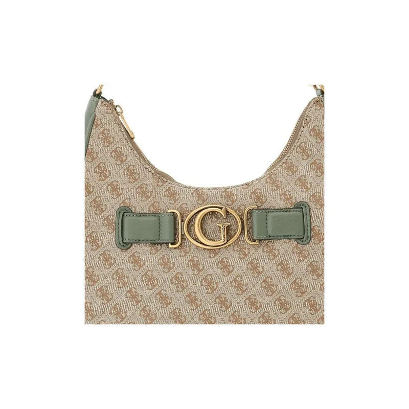 GUESS Polyester Hobo Bag, Handbag, Shoulder Bag Women's Green-2