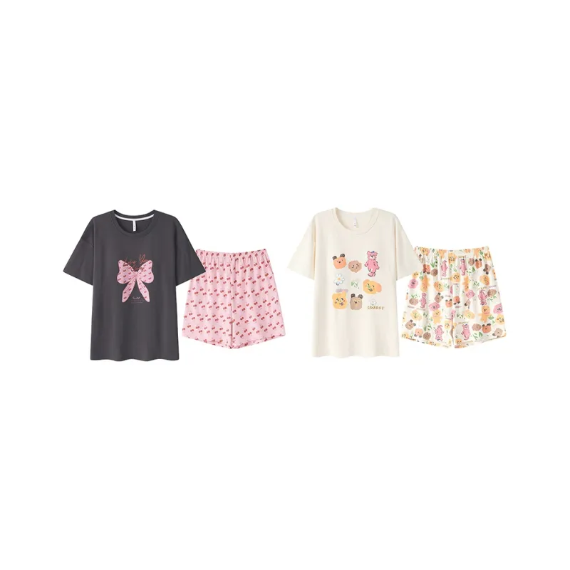 Cotton Gene Pajama Set Unisex Combo Set-81